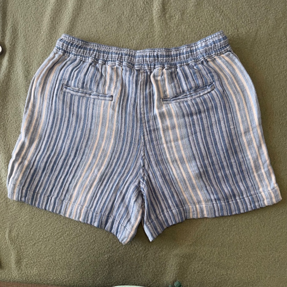 Dylan sundance Striped Drawstring Cotton‎ Shorts Size M - Picture 4 of 6